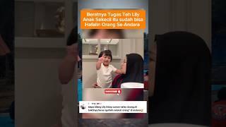 Ini Berat Tugas Teh Lily #short #raffiahmad #raffinagita #babylily #rayanza #rafathar