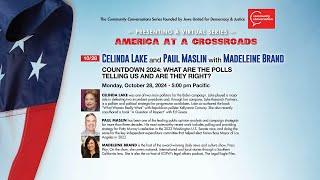 Celinda Lake and Paul Maslin with Madeleine Brand | America at a Crossroads