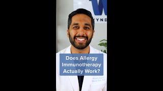Does Allergy Immunotherapy Work? #shorts
