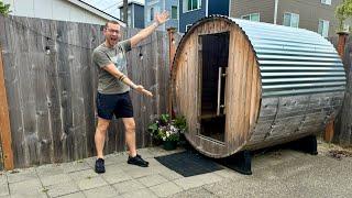 Review of the Almost Heaven Barrel Sauna after 2.5 Years