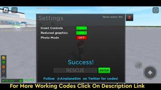 All *New* Airplane Simulator Codes (2023) l Latest And Working Roblox Airplane Simulator Codes