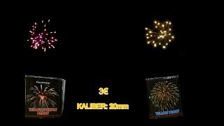 Triplex Yellow Peony + Yellow Purple Peony | TXB821 | Low Budget Batterie | Silvester 2021