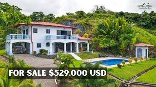 *SOLD* 2 Story Ocean View House FOR SALE    in Costa Rica I Drone Tour