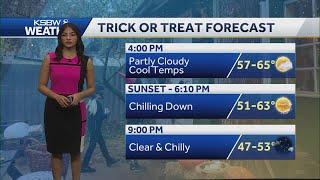 Weather forecast for Halloween on the Central Coast