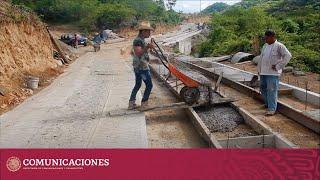 Pavimentación de caminos rurales. Campaña Obras para el desarrollo