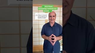 How these kinesiology methods are proven. #kinesiology #doctor #appliedkinesiology #health