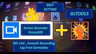 BEST screen recording + GLTool Settings | PUBG mobile |Phoenix OS| No lag | Low End PC | Lag Fixed |