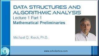 Algorithms Lecture 1 Part 1: Mathematical Preliminaries