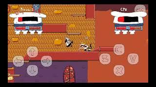 pizza tower fighters android part 2, fake peppino vs peppino