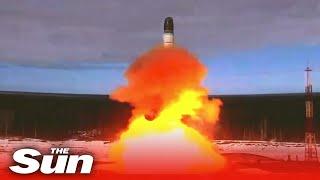 Russia test fires HUGE nuclear missile called 'Satan 2'