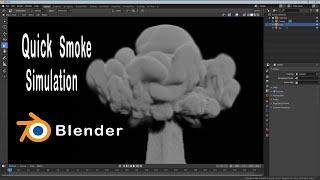 How To Make Smoke In Blender 2 82 / Quick Smoke Simulation in Blender