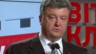 Petro Poroshenko declares victory in Ukraine's election