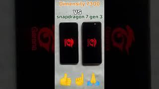 Dimensity 7300 vs snapdragon 7 gen 3 #shorts #youtubeshorts