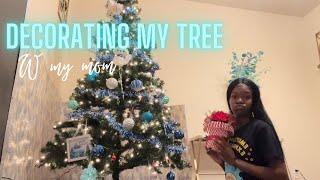 WE DECORATED A TREE  | vlogmas day 4