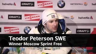 Press conference after sprint free in Moscow