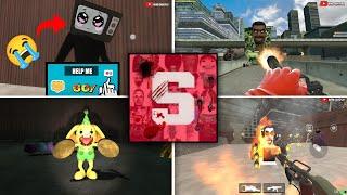 rescue mission tv woman nextbot in playground vs Garry s mod...!!!