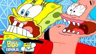 Bob Esponja | 45 MINUTOS en los parques temáticos de Fondo de Bikini  | Bob Esponja en Español