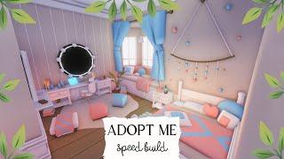 Pastel Preppy Bedroom Idea Speed Build  Roblox Adopt Me