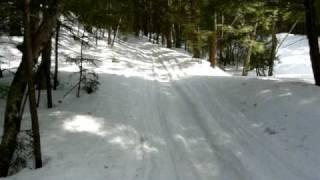 Extreme Sledding Pleasant Mountain Maine