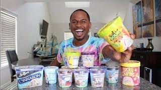 Trying WEIRD FLAVORED Ice Creams | Sour Patch Kids | TASTE TEST | Alonzo Lerone