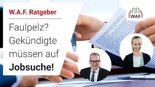 Tod den Faulpelzen? Gekündigte müssen auf Jobsuche! | Betriebsrat Video