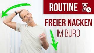 Gegen Nackenschmerzen im Büro – Mache diese 10-Minuten Routine!