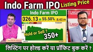 Indo Farm IPO Listing strategy/Hold or sell ?Share listing price,GMP today,indo farm ipo latest news