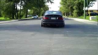 BMW E46 M3 exhaust clip - Fabspeed headers, stock section 1&2, borla rear section