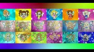 Fanmade chibi winx all transformations splitscreen