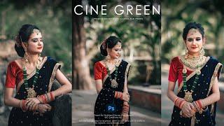 Outdoor Portrait Photography Preset l Photoshop Cine Green Preset XMP l SC Creation II