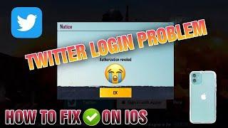 Bgmi Twitter Login Problem iPhone | Twitter Login Issues Solved On iPhone 2023| Bgmi Login Problem