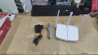 UNBOXING WIRELESS ROUTER MERCUSYS MW306R