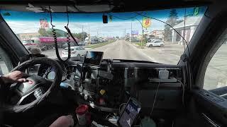 eine Mitfahrt im Truck durch Saskatoon mit einer Oversize Ladung - #641