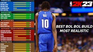 BEST BOL BOL BUILD IN NBA 2K23 | 7'2 DEMIGOD INSIDE OUT SCORER