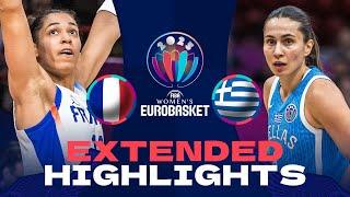 France  v Greece  | Extended Highlights | FIBA EuroBasket Women 2025