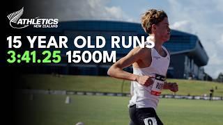 15 Year Old Sam Ruthe Runs 3:41 1500m | Sir Graeme Douglas International 2025