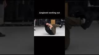 Jungkook making unholy sounds while doing exercises ️️....#bts #shorts #jungkook #jungkooklive