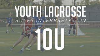 10U Girls Lacrosse Rules Interpretation 2017