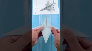 A few simple steps to make a cool shovel plane and you will fold a paper plane origami handmade