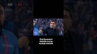 Ünal Karaman'ın Abdullah Avcı'ya kurduğu üstünlük #youtubeshorts #viral #futbol #trabzonspor