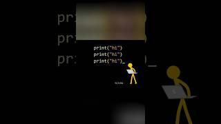 Day 2 to learn Python – Animated Coding Tutorial! #Shorts#coding#programming