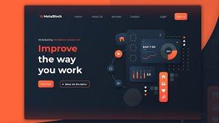 Landing Page with Animated Opener | CSS Tutorial | CSS Animation Effect | CodeWithArhan