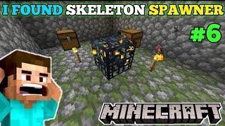 #6 | I Found Skeleton Spawner In Minecraft | Season 2 | Ultra Bittu Gamerz