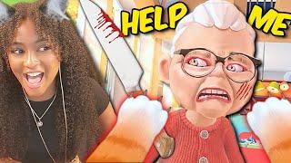 I FOUND A KNIFE!! ohhh granny... COME HERE!! | I am Cat VR [2]