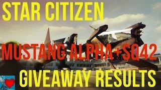 Star Citizen Giveaway Results | Alpha Mustang Starter Package+Squadron 42 Combo