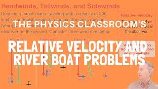 Relative Velocity and River Boat Problems