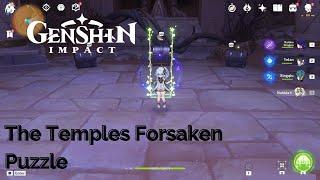 The Temples Forsaken Puzzle  |  Safhe Shatranj Cascade Pools Chest | Genshin Impact