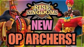 The NEW Archer Commanders ARE INSANE! Will they SAVE ARCHERS? Rise of Kingdoms