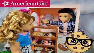 American Girl Doll Cookie Scooter Bake Sale Adventure!