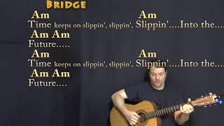 Fly Like An Eagle (Steve Miller) Fingerstyle Guitar Cover Lesson in Am with Chords/Lyrics
